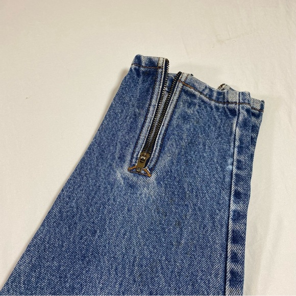 Original JeanJer Jeans Women’s Medium Cropped Denim zip ankles high rise jeans - Picture 2 of 10